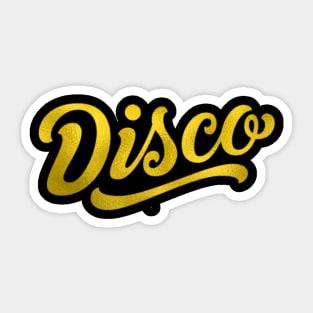 DISCO  - Solid Gold Sticker